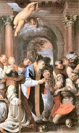 Agostino Carracci The Last Communion of St Jerome France oil painting art